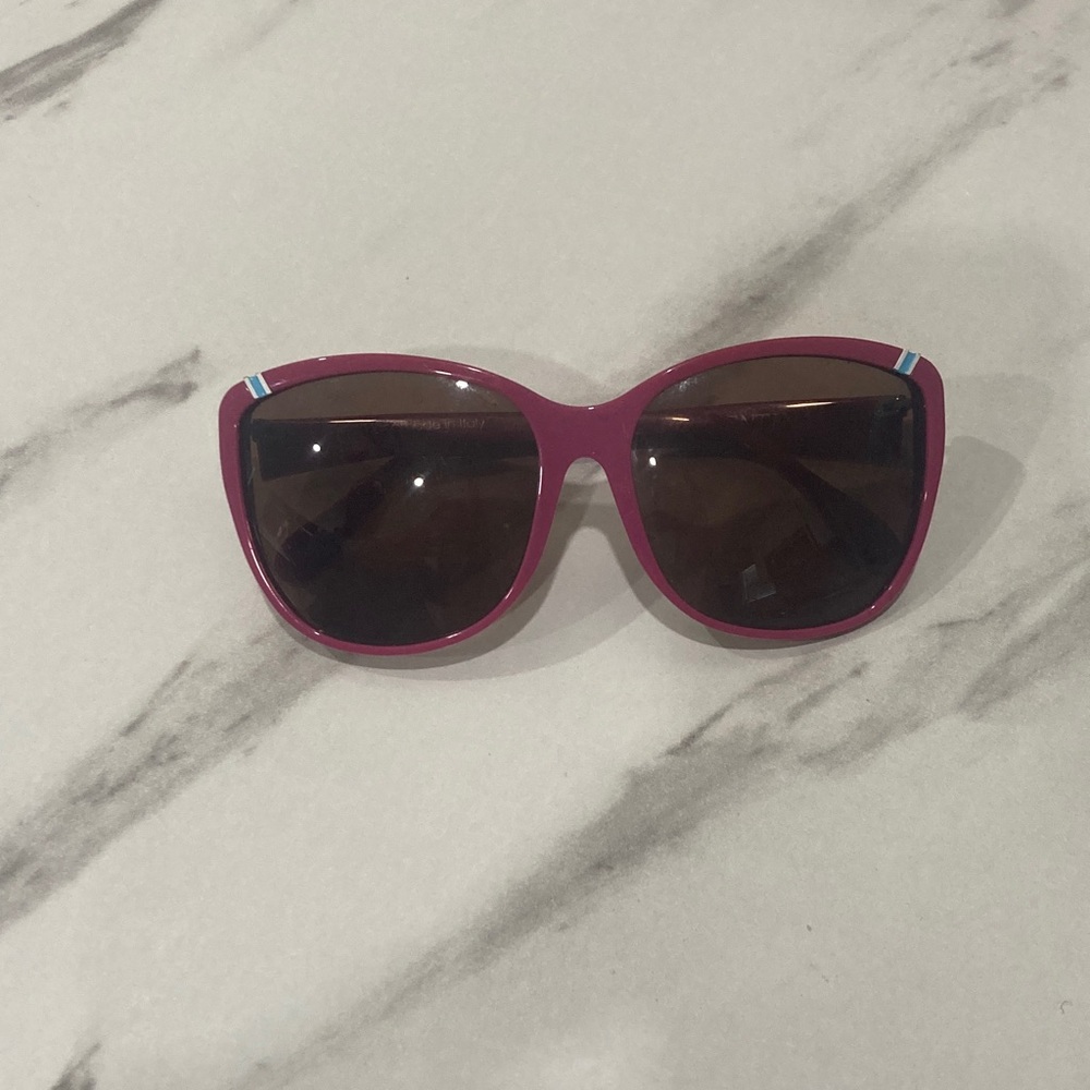 SPY Women's Magenta Frame Sunglasses with Brown Lenses